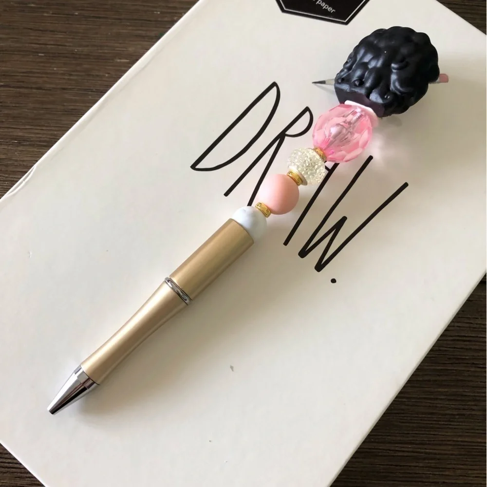 Disney Doorables: Hercules: Muses: Melpomene handmade beaded pen